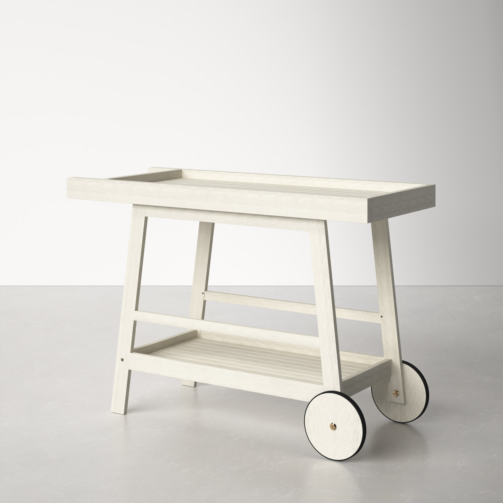 Terrace Bar Cart, White
