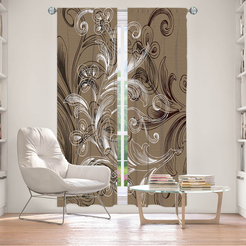 Delaughter Room Darkening Curtains / Drapes Pair, 20" W x 52" L
