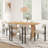 Modern 70.86" W Rectangular Dining Table with Solid Wood Legs-2036971925