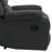 Ameiah Upholstered Dark Gray Chenille Manual Push Back Recliner Chair with Wingback-2142826887