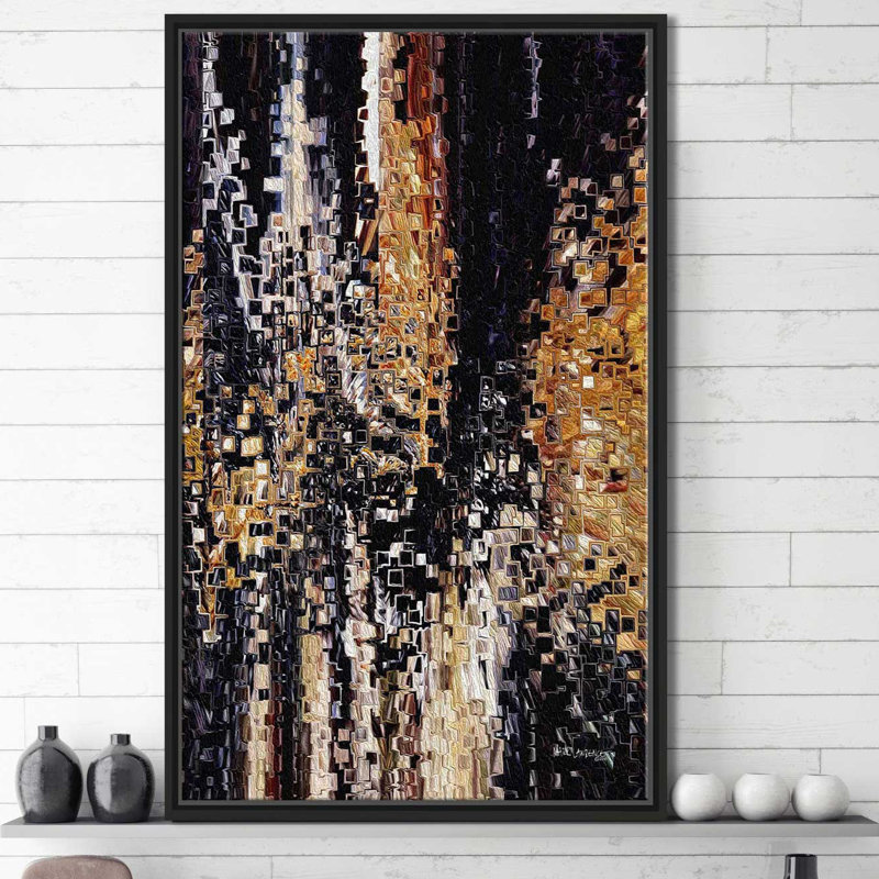 «Your Creator, Colossians 1/16» par Mark Lawrence, impression, Cadre flottant noir, H 51,5 po x l 31,5 po x P 2 po