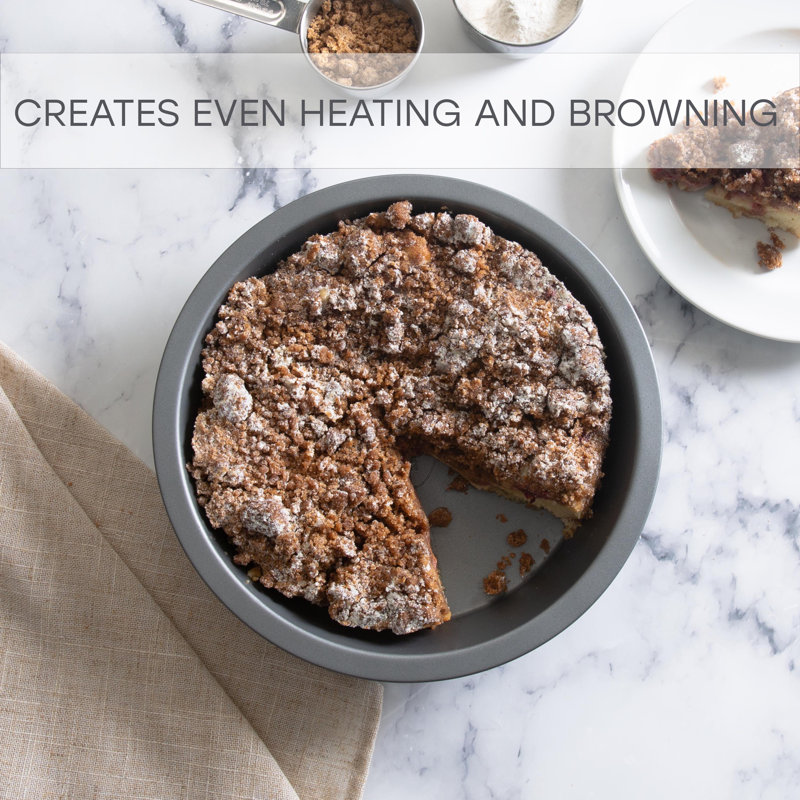 9.5 Inch Gray Non-Stick Round Carbon Steel Cake Pan