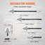 Jarmaine Survival Shovel 11 en 1