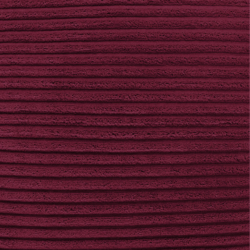 Striped Square Euro Cushion Cover, Red