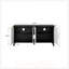 Grandes portes sculptées et épissées à facettes rétro combinées à des cadres pour table télé, buffets, armoires décoratives