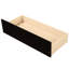 Lit plateforme simple avec deux tiroirs - En bois massif pour chambre à coucher à l'ombre-1113654963