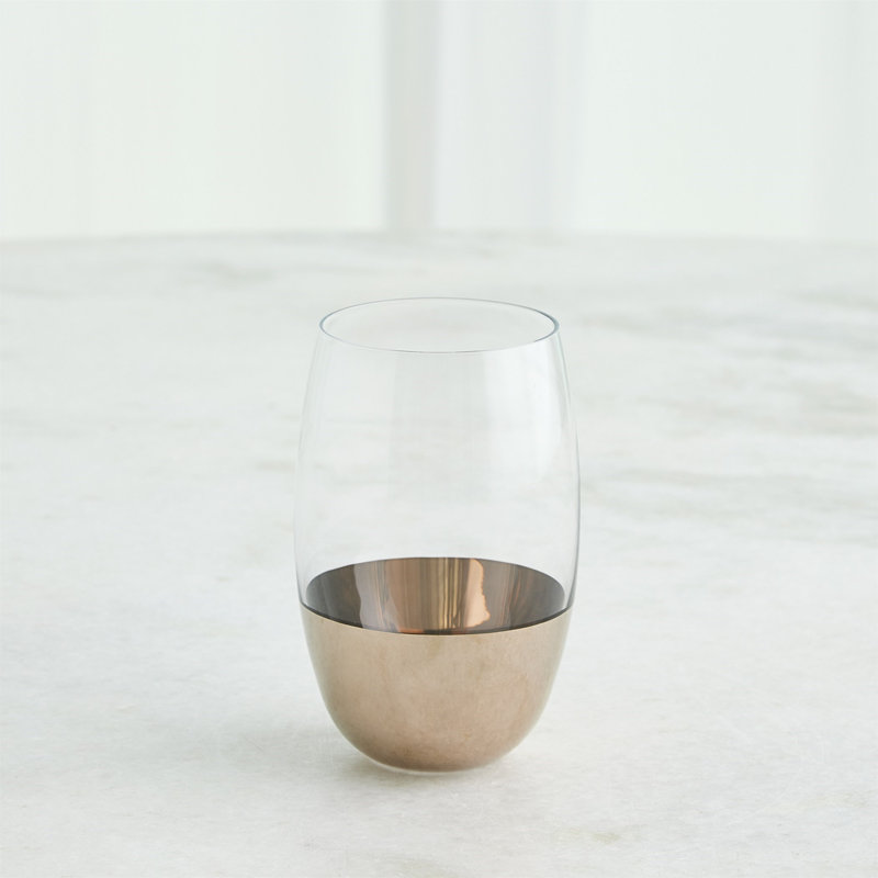 Metallic Orb Highball Glass