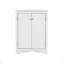 Armoire de rangement triangulaire pour salle de bain avec tablettes réglables, armoire de plancher autoportante pour la cuisine à domicile-844720028