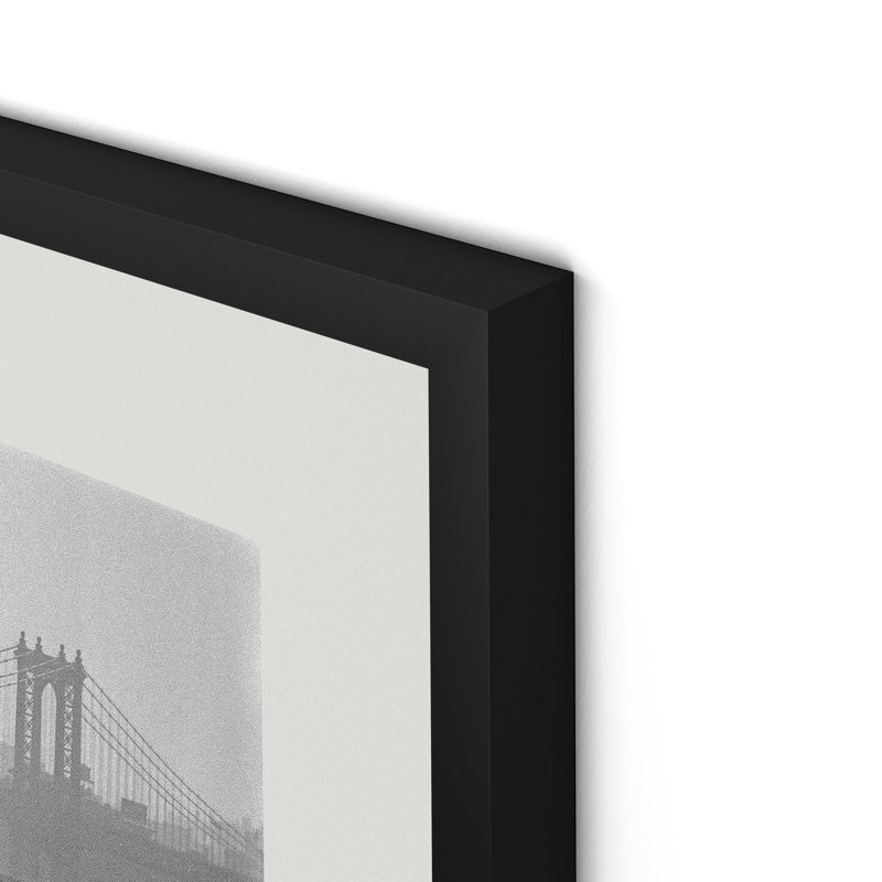 Brooklyn Bridge By Barbara Alper, Black Maple, W 24" x H 32"
