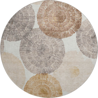 Premium Machine Washable Mayfield AMF2351 Abstract Rug