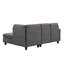 78" Modern Upholstered L-Shaped  Sectional Sofa-1311167212