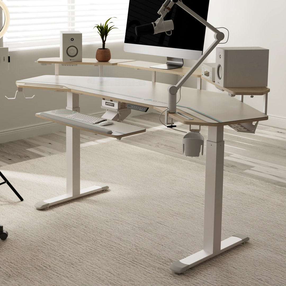 Marlyin 72, Standing Desk 72" Inbox Zero 