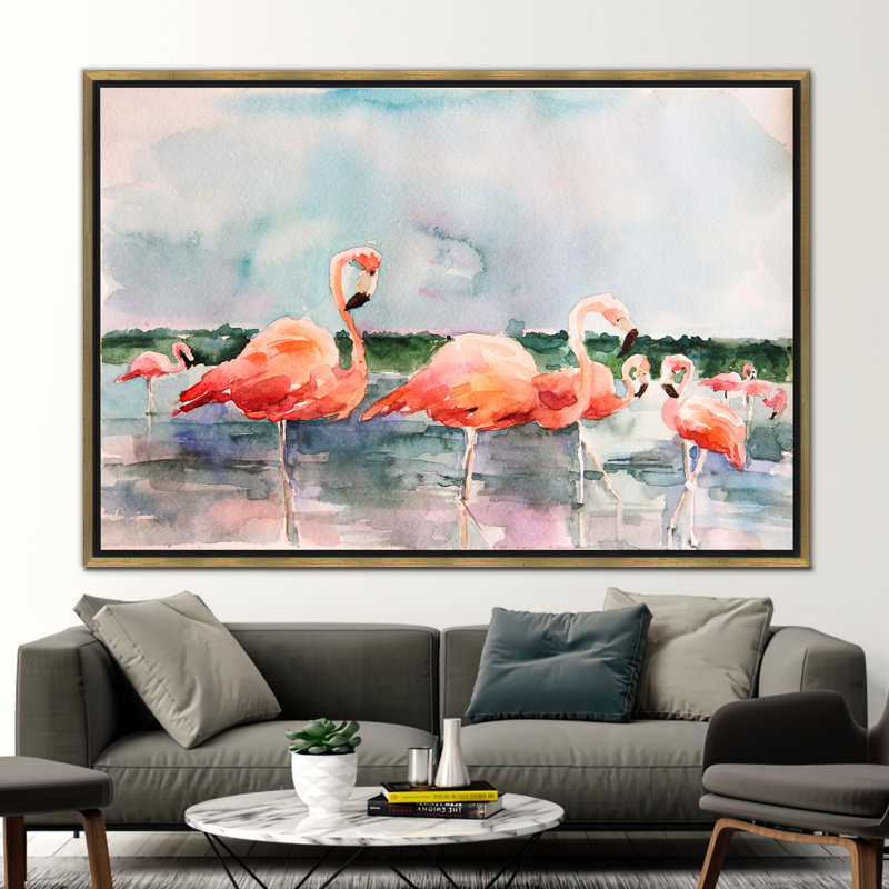 Print on Canvas, Gold Floater Framed, 20 cm H x 30 cm W