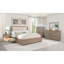 Commode de chambre à 5 tiroirs Gibbons Barley Brown