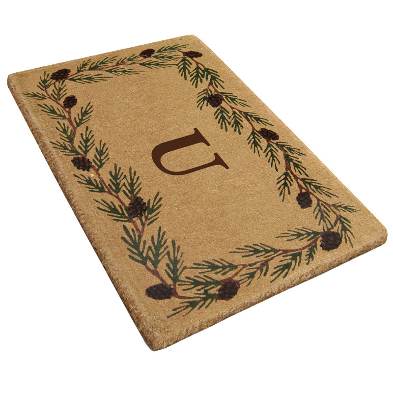 Tapis de porte antidérapant pour l'extérieur, L 22 po x L 36 po, U