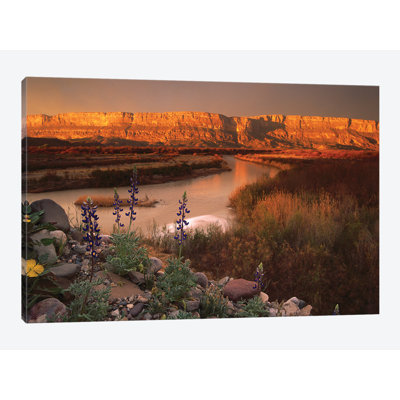 «Sierra Ponce and Rio Grande, Big Bend National Park, Texas» par Tim Fitzharris, reproduction de photo sur toile