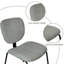Chaise d'appoint en velours Krubel-757049699
