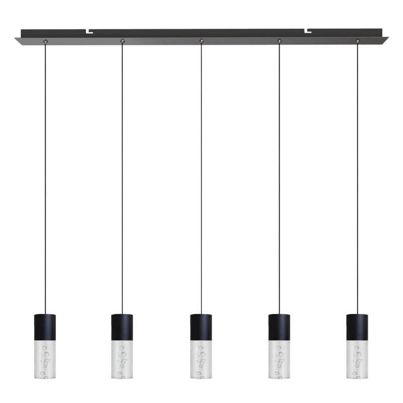 Andromedae 5 - Light Kitchen Island Pendant, Black