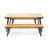 1 Dining Table+2 Dining Benches