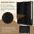 Farmhouse Mid-century 4-in-1 Hall Tree - 4 Rattan Doors, 6 Hooks, Adjustable Shelf Entryway Shoe Cabinet Bench, Black, 55.1"w-1688608364