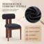 48cm H Fabric Upholstered Dining Chair in Camel-217222789-217222790-217222784