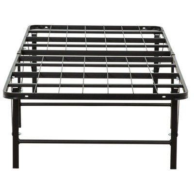 Bedroom Twin Xl Metal Structure - , Modern Look Mattress Frame Easy Assembly,