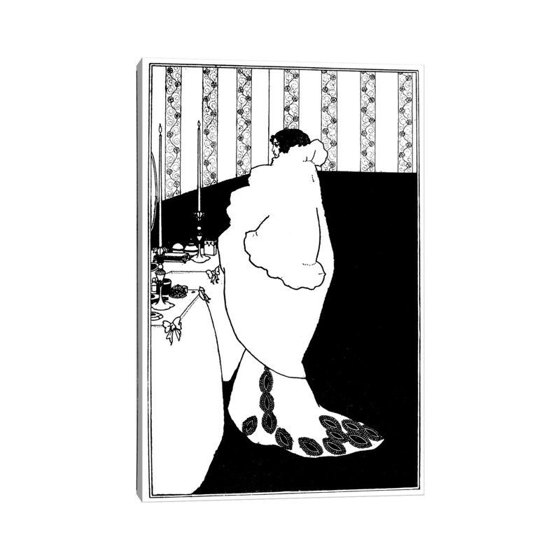 Beardsley: Yellow Book by Aubrey Vincent Beardsley - Wrapped Canvas Print, 101.6 cm H x 66.04 cm W x 1.91 cm D