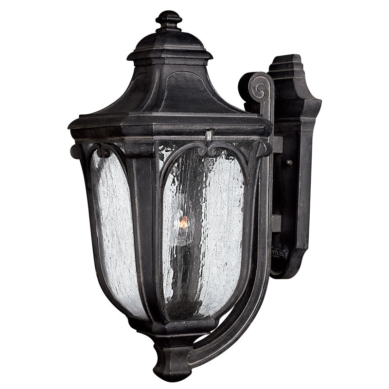 Trafalgar 3 - Bulb Outdoor Wall Lantern, No, Museum Black, Incandescent