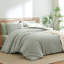Ensemble de housse de couette 100% coton lavé à carreaux 3 pièces Nayoroom Gingham-117164697-116466375