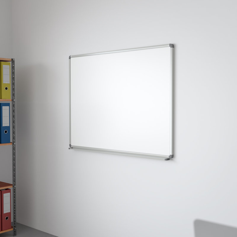 Panneau de marqueurs magnétique l 3 pi x H 2 pi avec cadre en aluminium galvanisé Magnes, H 3 pi x l 4 pi