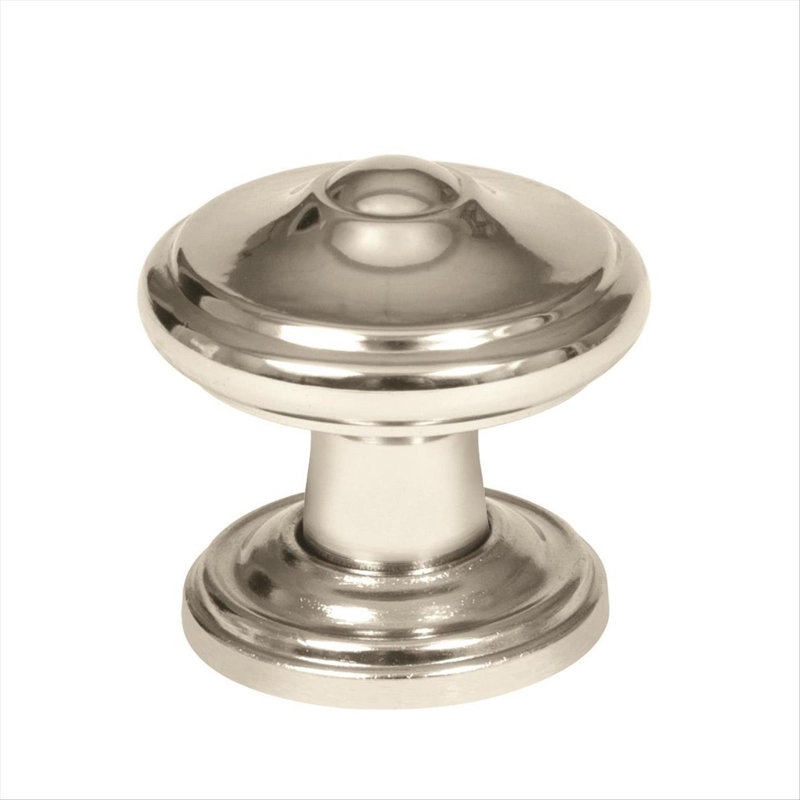Poignée champignon de diamètre 1 1/4 po Revitalize, Nickel poli