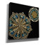  «Midnight Rosette 3» par Chariklia Zarris, art mural sur toile, 26 po x 26 po