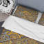 Yellow Vintage Patchwork Polyester Drunkard's Path Duvet Cover-1188413216