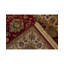 Hand-Knotted High-Quality Wine and Beige Area Rug