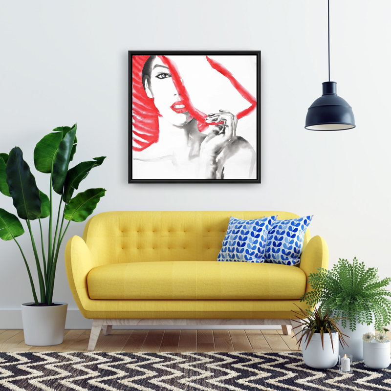" Woman With Big Hat "