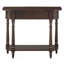 Console étroite avec coin incurvé, table de hall d'entrée rétro avec tiroir supérieur et tablette ouverte, tables de console avec canapé pour le hall d'entrée, le couloir et le salon-759372356