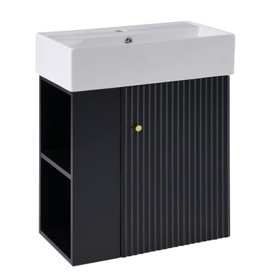 21.6 inch Modern Floating Bathroom Vanity