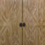 Buffet décoratif 59 po à 4 portes en bois naturel brun