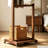 Solid Wood Rolling Hall Tree Coat Rack-997344281