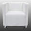 Fauteuil cubique en similicuir-188701586