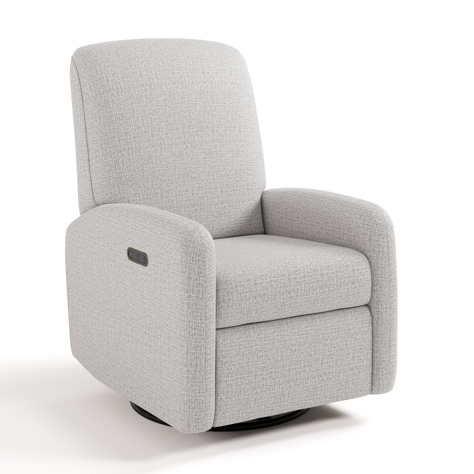 Bellwood Power Recliner Swivel Glider, Steel Basketweave