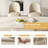 86.61"Oversized Dining Table Set For 6, Oval Cream White Dining Table Set with 6 Chairs for Kitchen, Dining Room-1839975306-1839975297