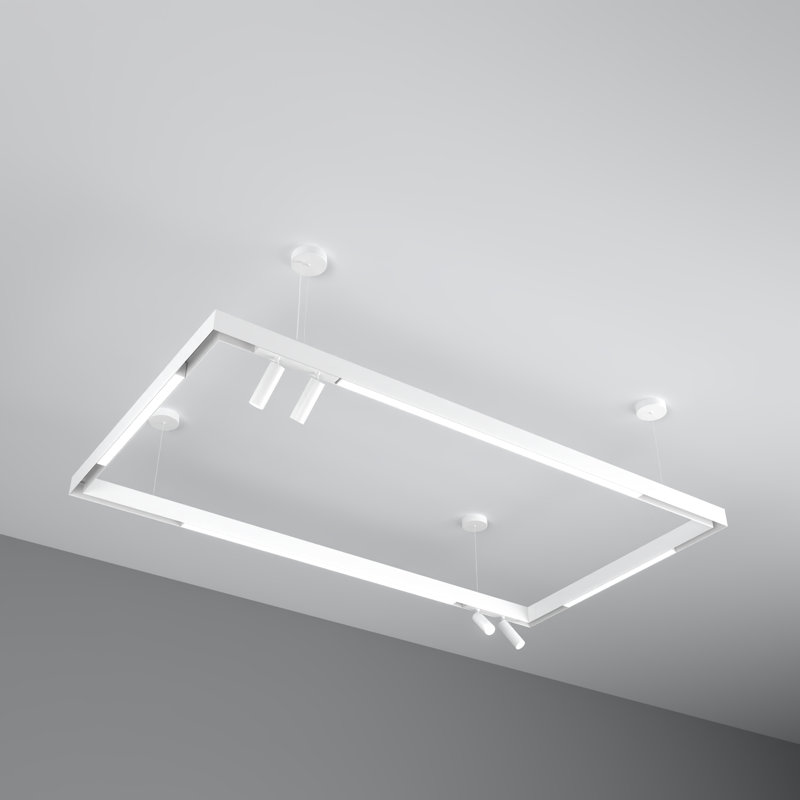 10 - Light LED Square/Rectangle Pendant