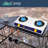 2 Burner Camping Stove With White Color
