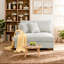 Milbrey Oversized Upholstered Chaise Lounge with Armrests & Throw Pillows-1671006389-1659278641-1659278646