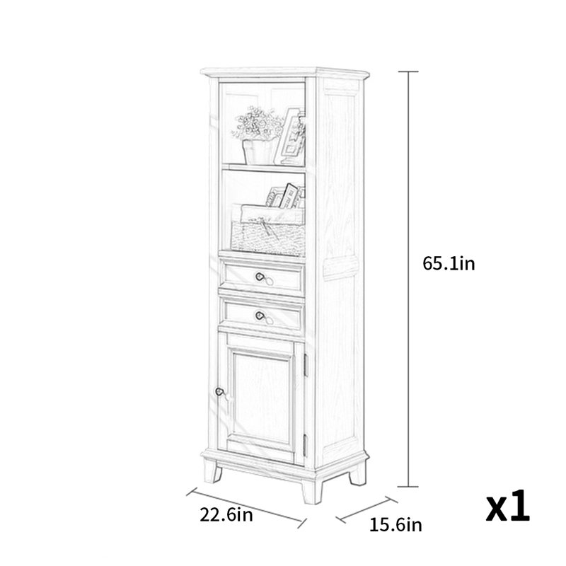 Classic Retro Accent Cabinet