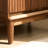 Modern Walnut Solid Wood China Cabinet
