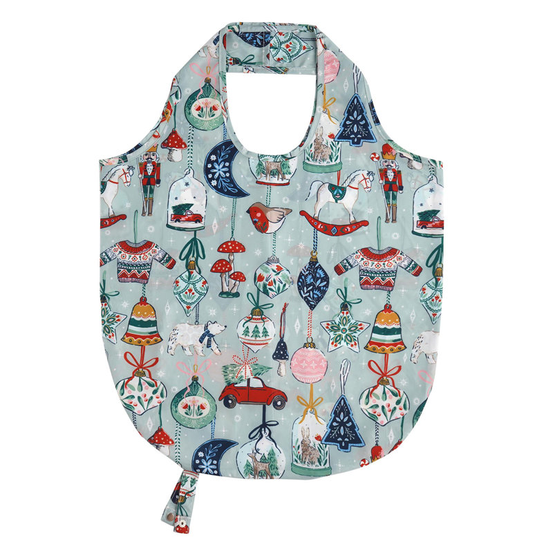 Christmas Ornaments 100% Polyester Picnic Tote Bag