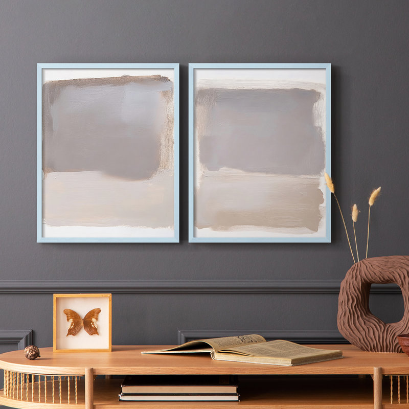 Série ABSTRACT DCCXV - Reproduction encadrée de qualité supérieure - prête à être accrochée - aucun clou requis - aucun clou requis
