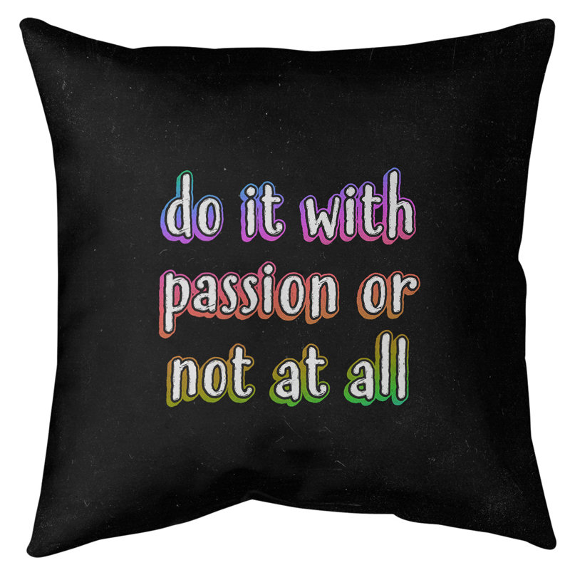 Coussin de sol inspiration passion, H 28 po x l 28 po, Arc-en-ciel